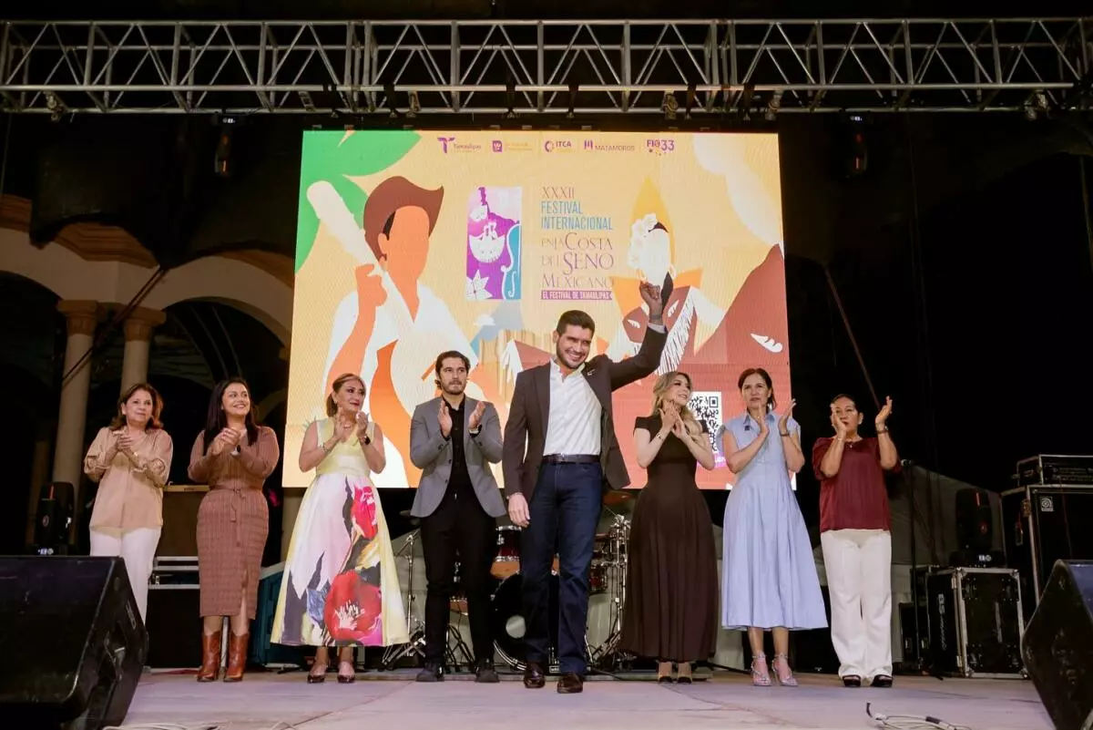 El alcalde Beto Granados inauguró el Festival Internacional de la Costa del Seno Mexicano y el 33° Festival de Otoño en Matamoros