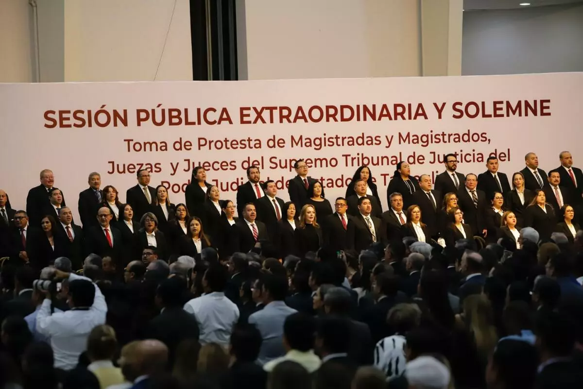 El alcalde Beto Granados asistió a la toma de protesta de la nueva presidenta del Supremo Tribunal de Justicia de Tamaulipas