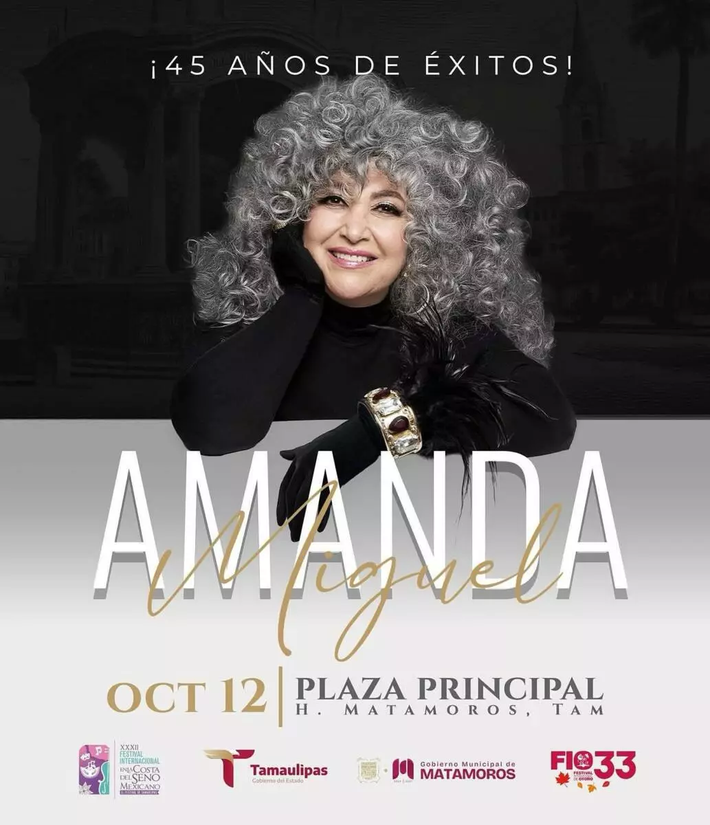 El alcalde Beto Granados invita al gran cierre del Festival Internacional de Otoño con Amanda Miguel