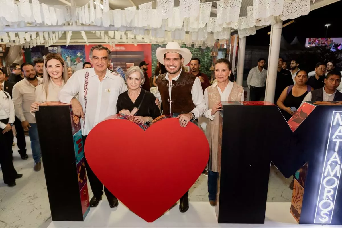 El alcalde Beto Granados acompañó al gobernador Américo Villarreal en la inauguración de la Feria Tamaulipas 2025