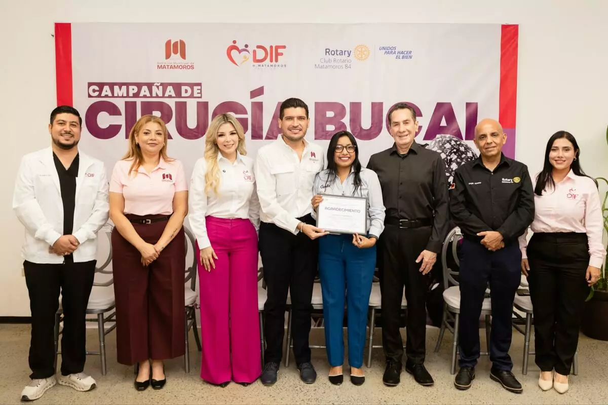 El alcalde Beto Granados celebra el éxito de la Campaña de Cirugía Bucal en Matamoros