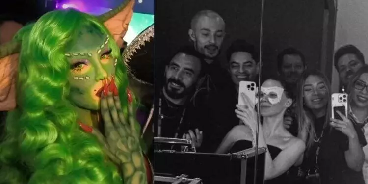 Belinda deslumbra con fiesta de disfraces inspirada en gremlins