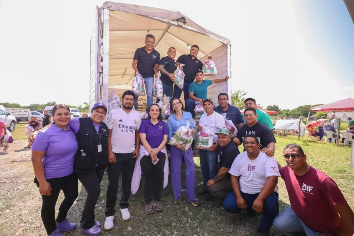 Familias de Casas reciben atención integral con la brigada “Transformando Familias” del DIF Tamaulipas
