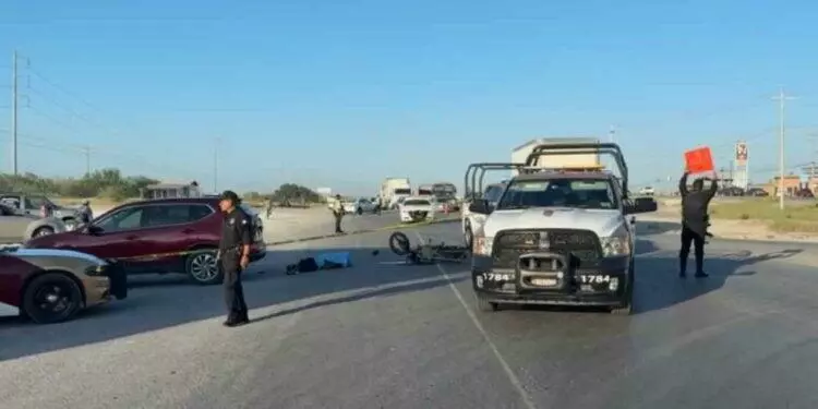 Motociclista fallece tras chocar con camioneta en Reynosa, Tamaulipas