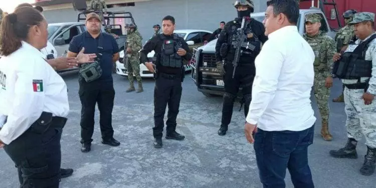 Refuerzan vigilancia en Matamoros, Tamaulipas, con operativo conjunto de seguridad