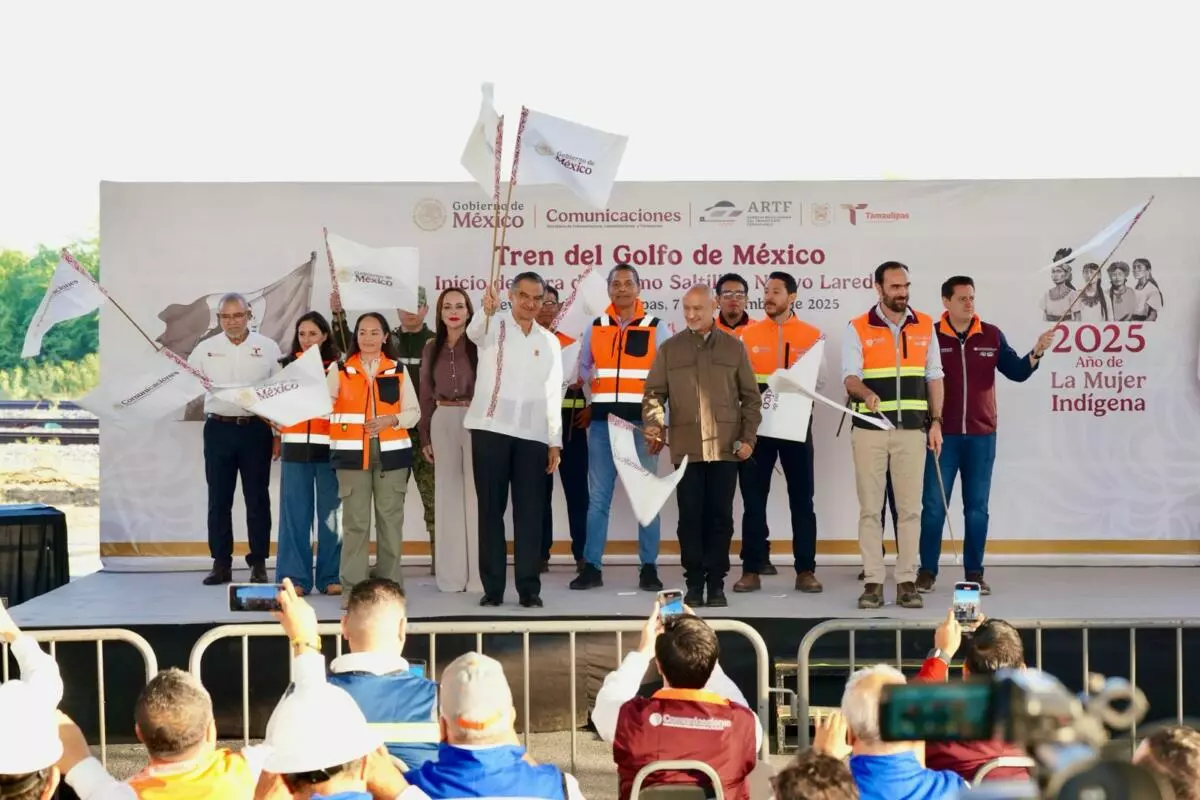 Comienza el tren Nuevo Laredo–Saltillo; Tamaulipas se perfila como la nueva frontera estratégica de América Latina