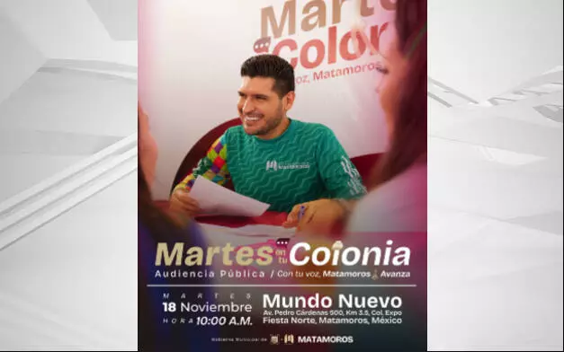 Alcalde Beto Granados invita a la ciudadanía a la Audiencia Pública “Con tu Voz, Matamoros Avanza”