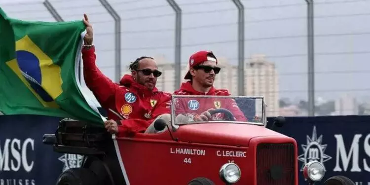 Charles Leclerc y Lewis Hamilton responden a las críticas de John Elkann tras el GP de Brasil