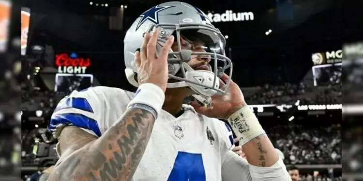 Dak Prescott roza un capítulo histórico con Dallas en pleno duelo divisional