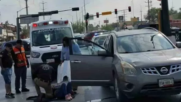 Mujer atropellada en calzada victoria durante accidente en Reynosa, Tamaulipas