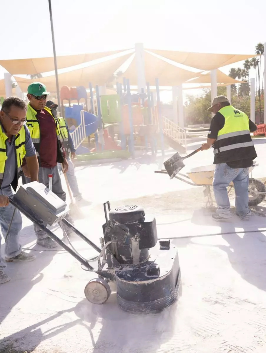 Gobierno municipal de Matamoros avanza en la rehabilitación del Parque El Laguito