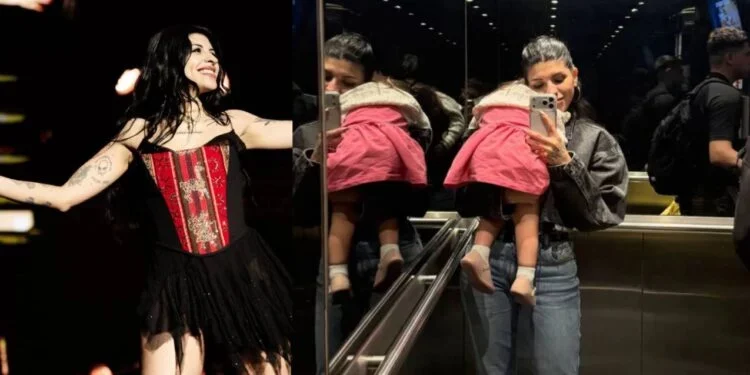 Cazzu comparte momento especial con su hija Inti durante su gira