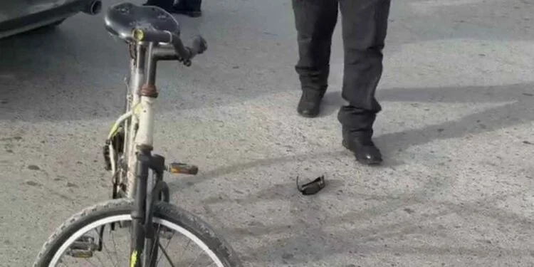Ciclista alcoholizado resulta lesionado tras ser atropellado por auto en Matamoros, Tamaulipas