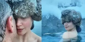 Alexis Ayala y Cinthia Aparicio disfrutan de un viaje invernal lleno de amor en Alaska