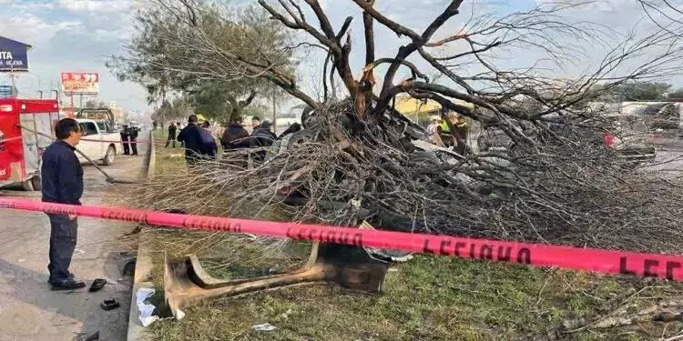 Muere hombre tras quedar prensado en su vehículo en Bulevar Morelos de Reynosa, Tamaulipas