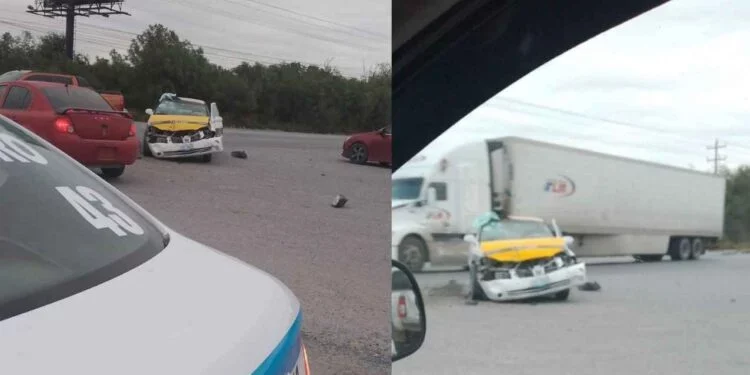 Se registra fuerte accidente vehicular en el Retorno de Loma Real de Reynosa, Tamaulipas