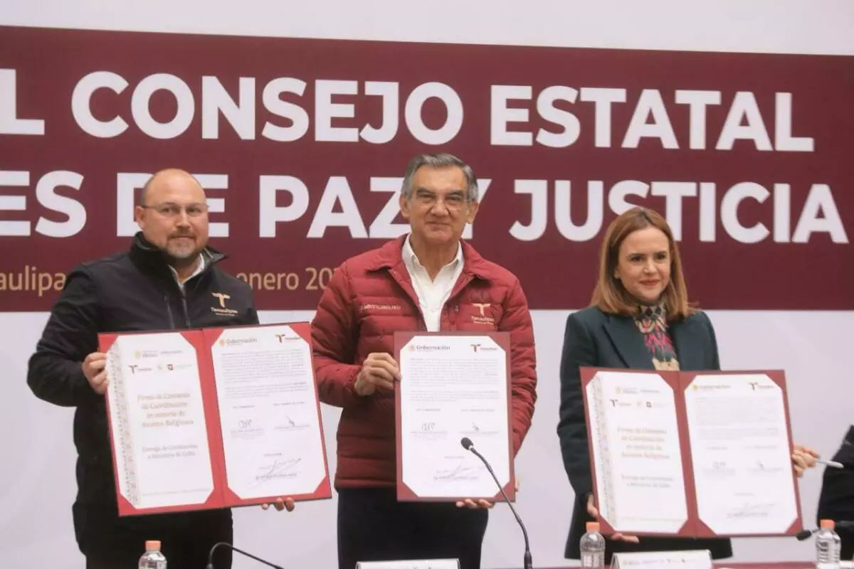 Con Consejos de Paz y Justicia Cívica, Tamaulipas marca precedente nacional en reconocimiento a asociaciones religiosas