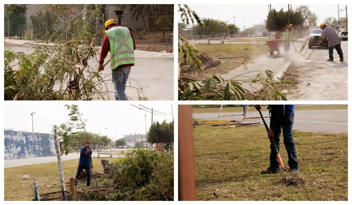Gobierno municipal de Matamoros impulsa la recuperación de espacios públicos