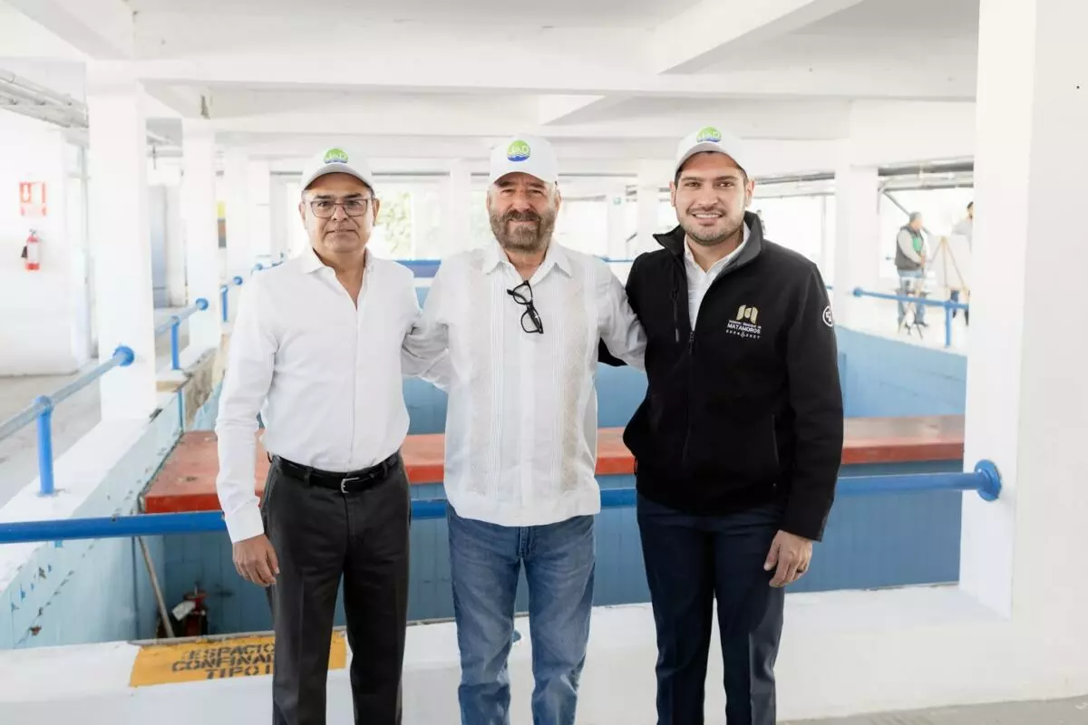El alcalde Beto Granados supervisa avances en infraestructura hidráulica de Matamoros
