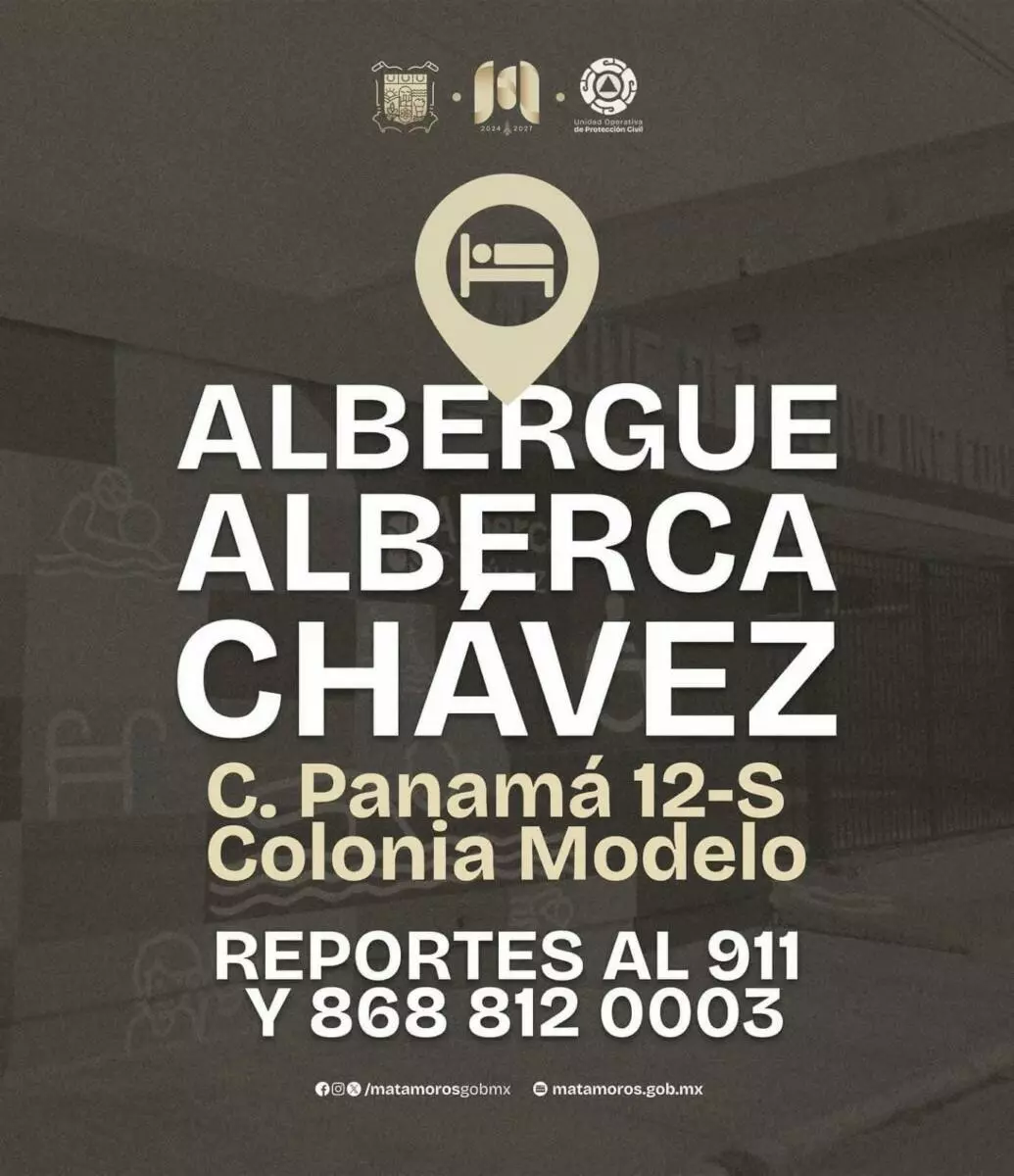 El alcalde Beto Granados informa habilitación de albergue temporal en la Alberca Chávez