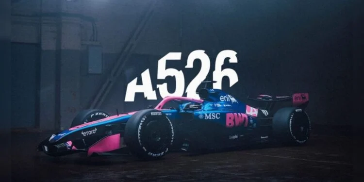 Alpine revela el A526 de Franco Colapinto en el puerto de Barcelona