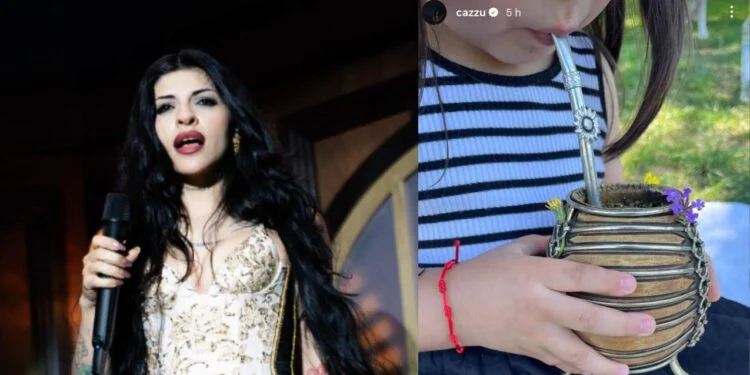 Cazzu comparte un tierno momento con su hija Inti en redes sociales