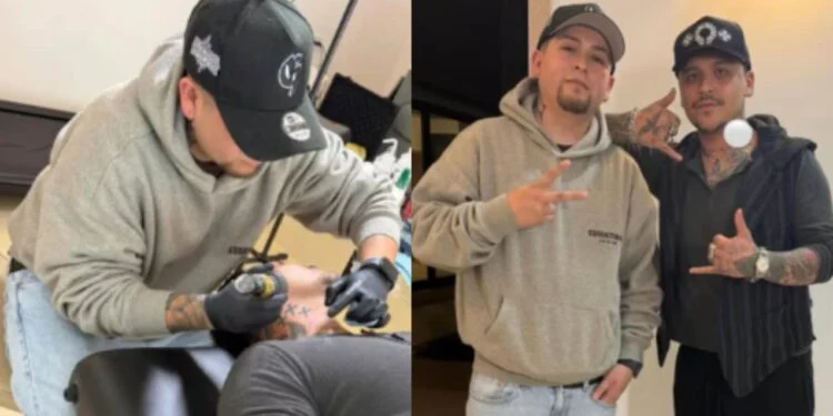 Christian Nodal reaparece con nuevo look y tatuaje tras vacaciones