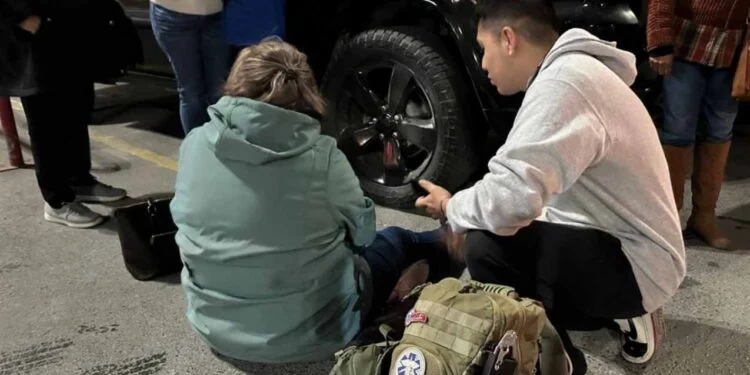 Mujer es atropellada en estacionamiento de Plaza Fiesta en Matamoros, Tamaulipas