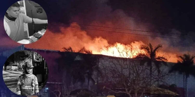 Revelan identidad de los tres bomberos que murieron en el incendio de la maquiladora Spellman en Matamoros, Tamaulipas