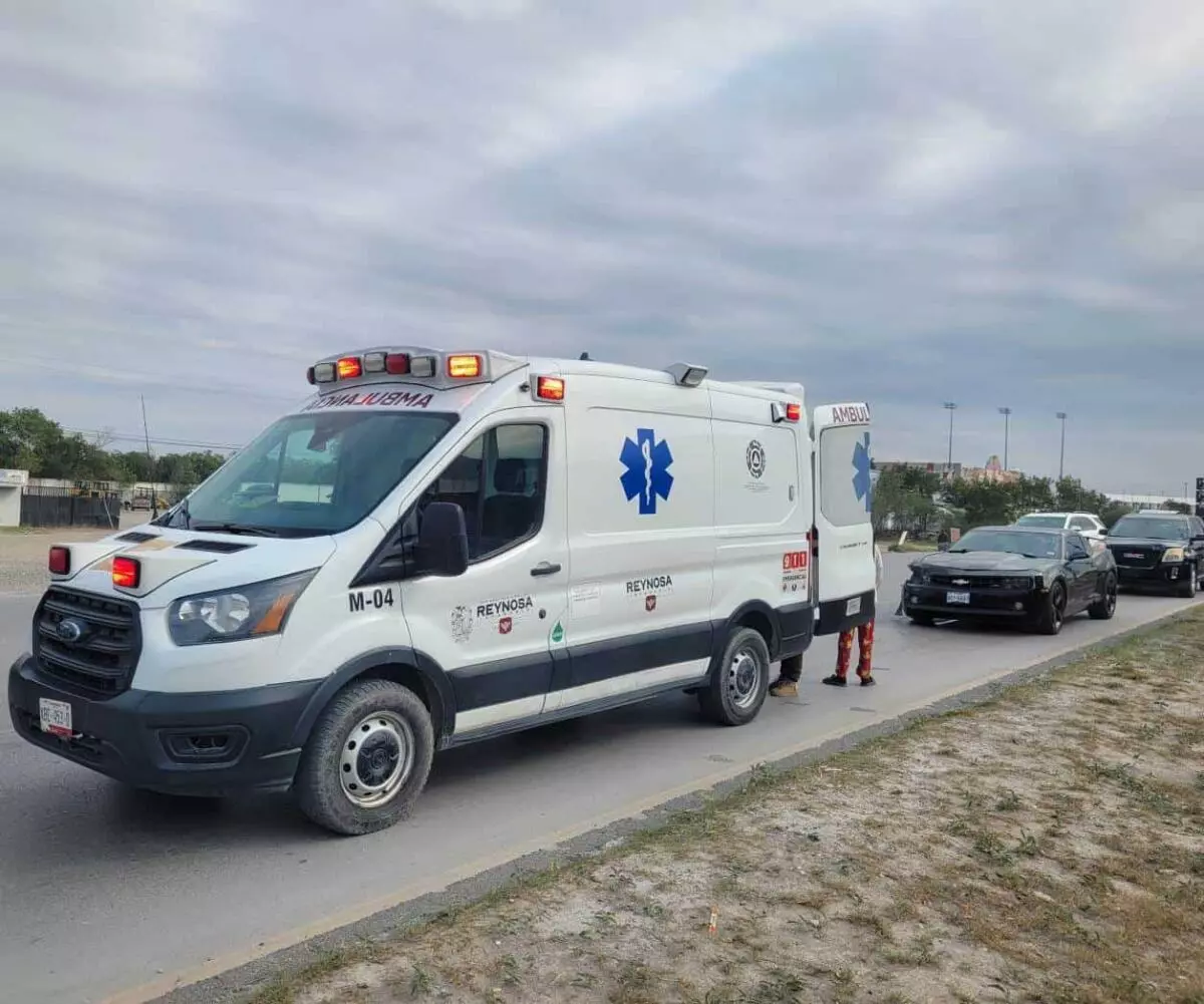 Conductora de alquiler ocasiona accidente vial en Reynosa, Tamaulipas