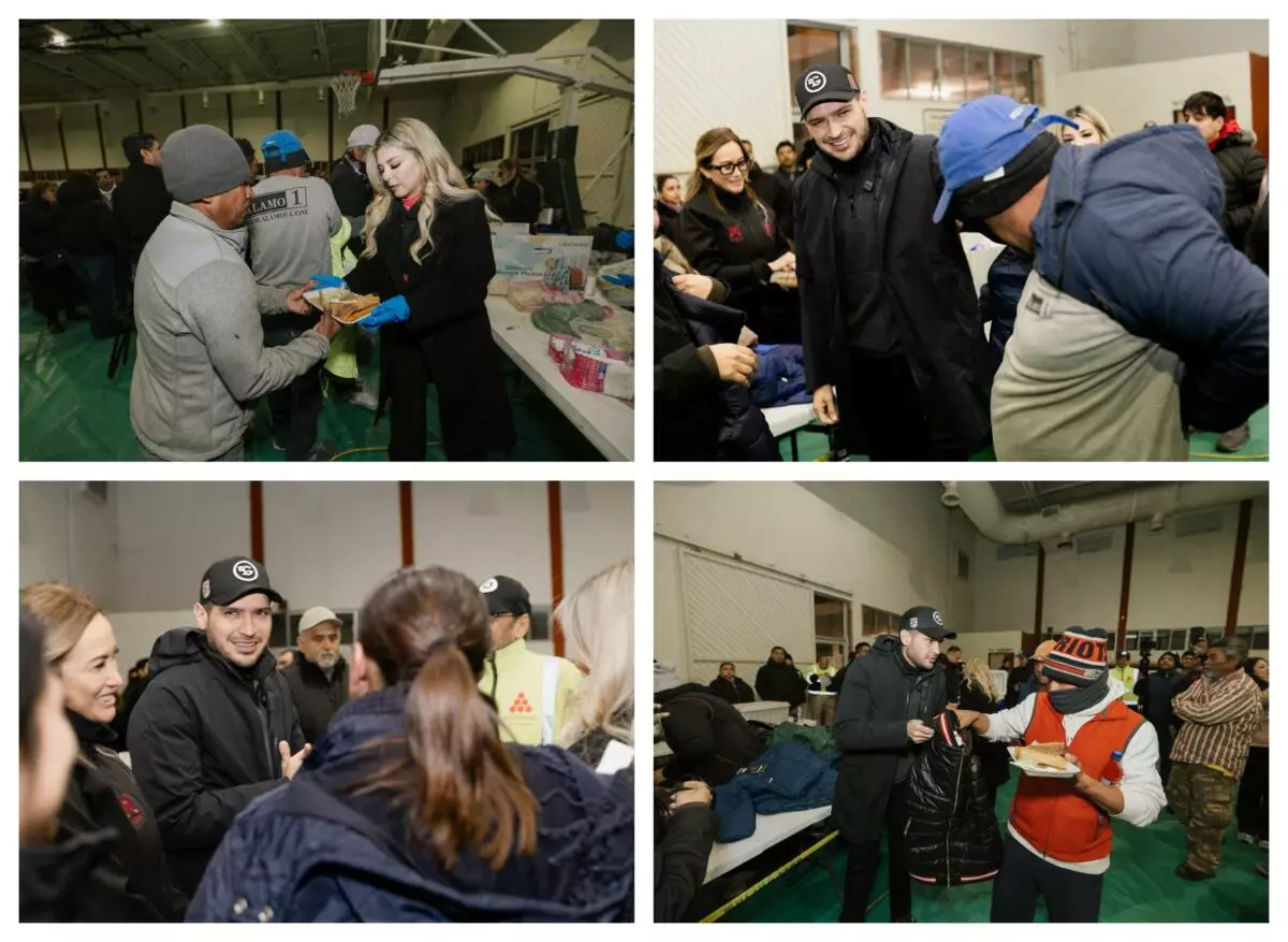 El alcalde Beto Granados refuerza apoyo a personas resguardadas por bajas temperaturas
