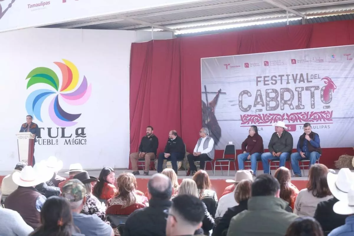 Festival del Cabrito impulsa turismo y tradición en Tula; inaugura el gobernador Américo Villarreal