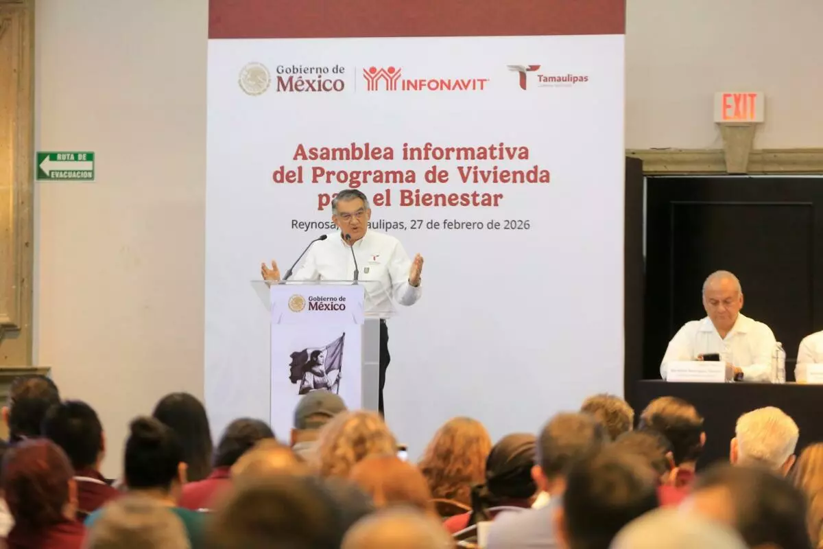 Gobernador Américo Villarreal Anaya destaca inversión en 12 mil 300 viviendas de Infonavit para Reynosa
