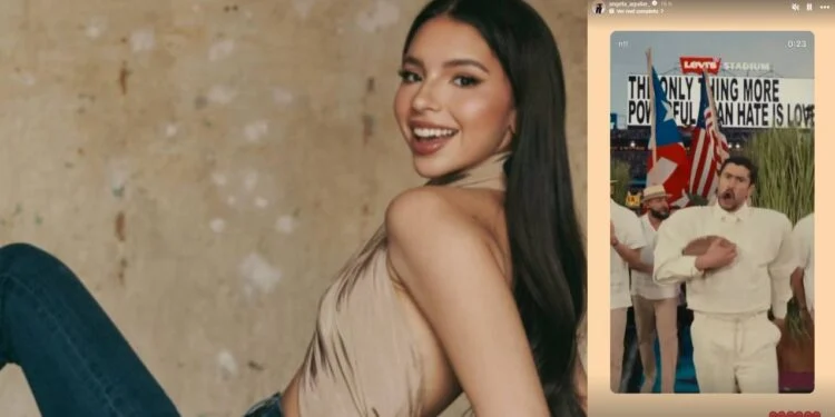 Ángela Aguilar reacciona al show de Bad Bunny