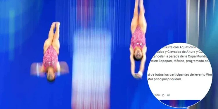 Cancelan Copa Mundial de Clavados en Jalisco; World Aquatics lanza comunicado y revela la razón