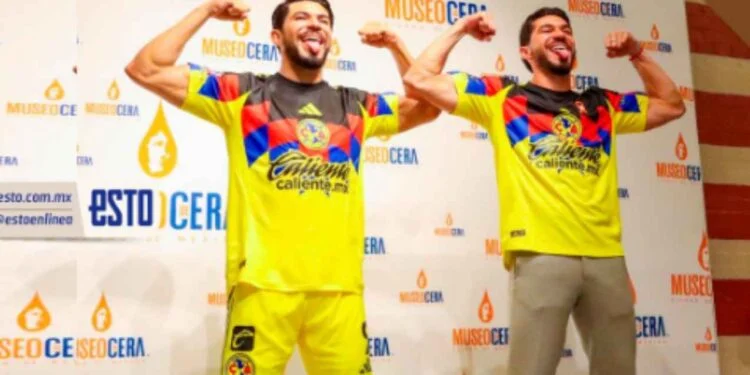 Así fue la develación de la figura del delantero del América, Henry Martín en el Museo de Cera