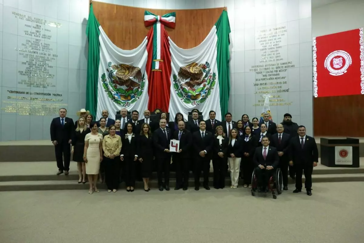 Congreso de Tamaulipas recibe el Cuarto Informe del gobernador Américo Villarreal Anaya