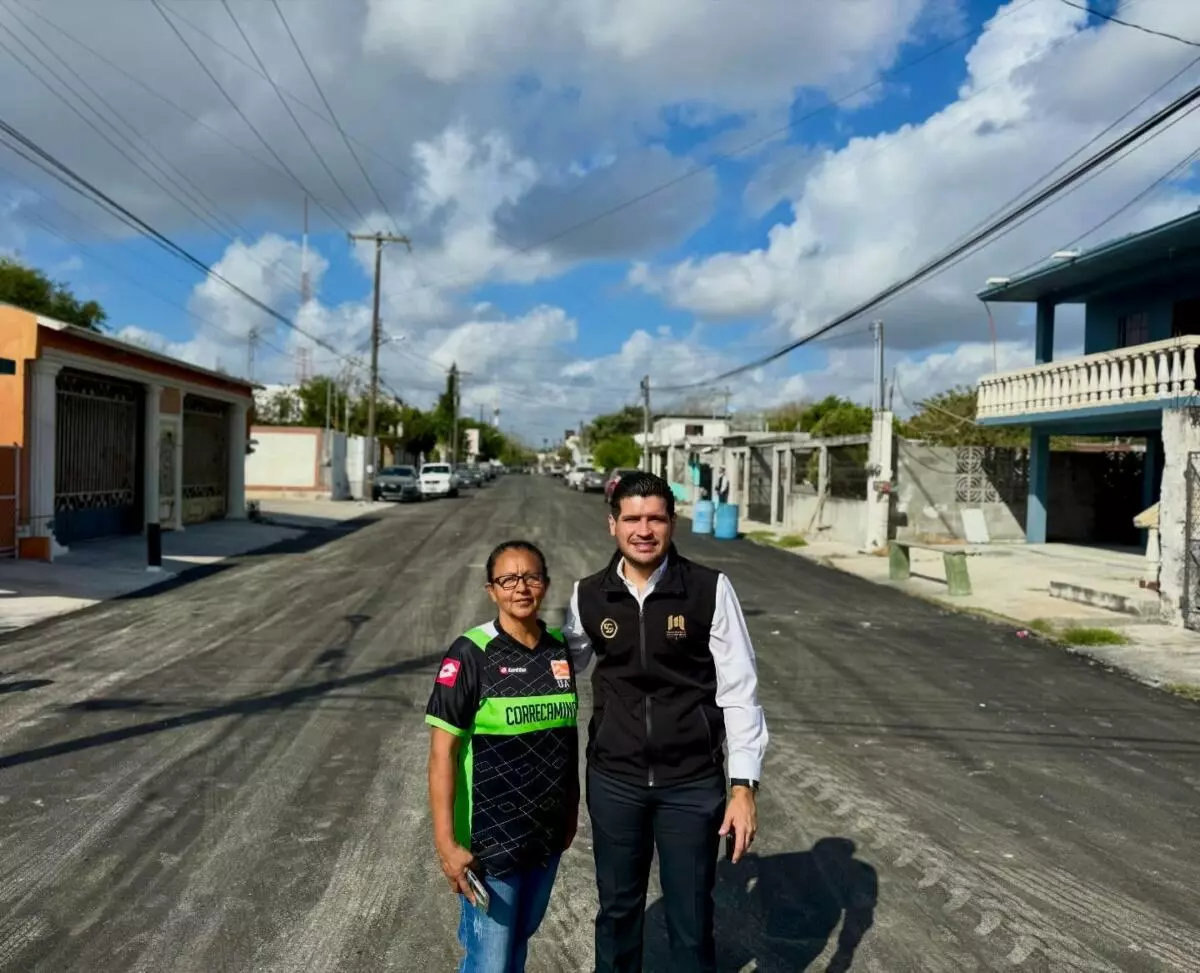 El alcalde Beto Granados impulsa rehabilitación vial en la colonia Encantada
