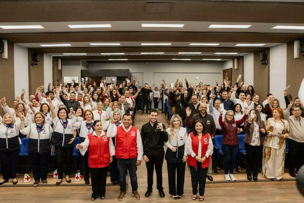 El alcalde Beto Granados participa en la Colecta Anual de la Cruz Roja Mexicana en Matamoros