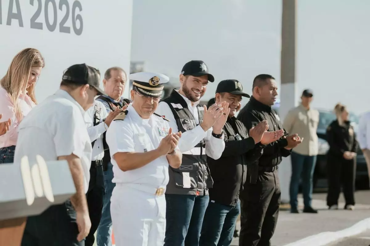 El alcalde Beto Granados da banderazo al Operativo de Seguridad Semana Santa 2026 en Playa Bagdad