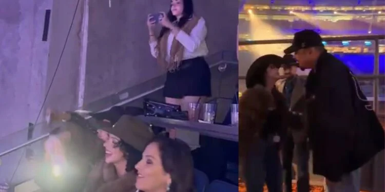 Ángela Aguilar se emociona al ver a Pepe Aguilar en el Rodeo Houston