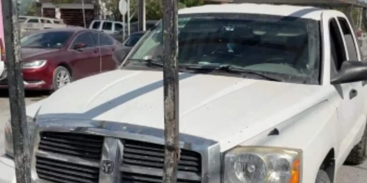 Camioneta se queda sin frenos y provoca choque en Matamoros, Tamaulipas