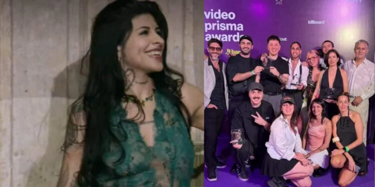 Cazzu celebra el éxito de Latinaje y gana cuatro premios en los Video Prisma Awards