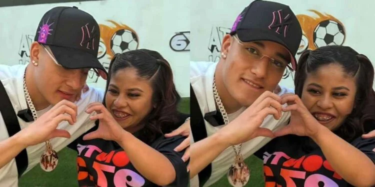 El cantante ‘El Malilla’ conoce a la influencer ‘Lupita TikTok’