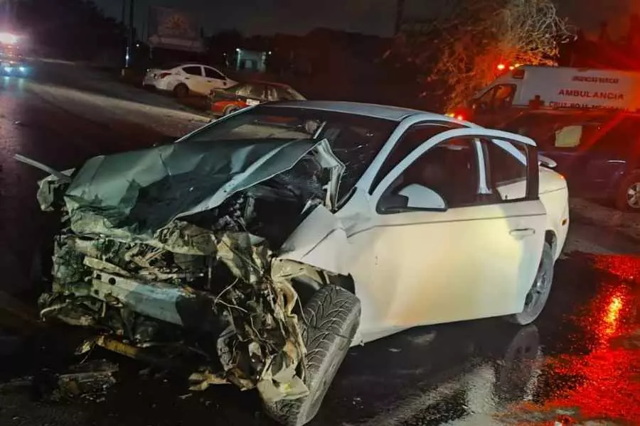 Menor fallece en el hospital tras quedar grave por fuerte accidente en la carretera Reynosa–San Fernando