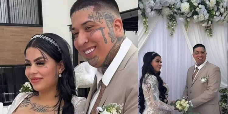 Mona y Geros celebran su boda civil en una ceremonia intima