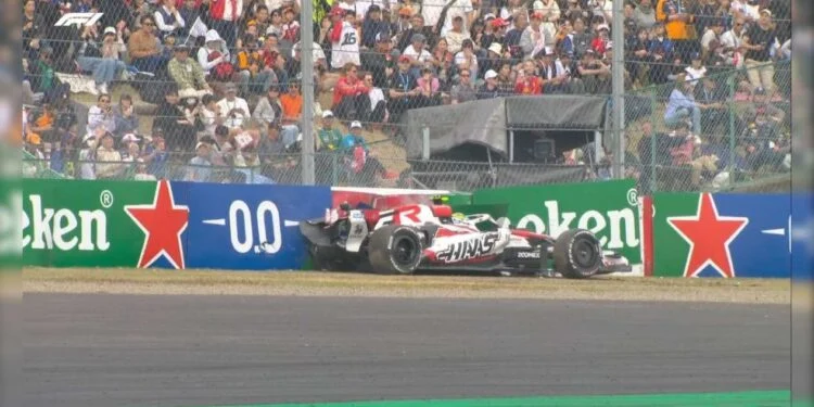 Caos en Suzuka: Fuerte accidente de Bearman provoca safety car en Japón