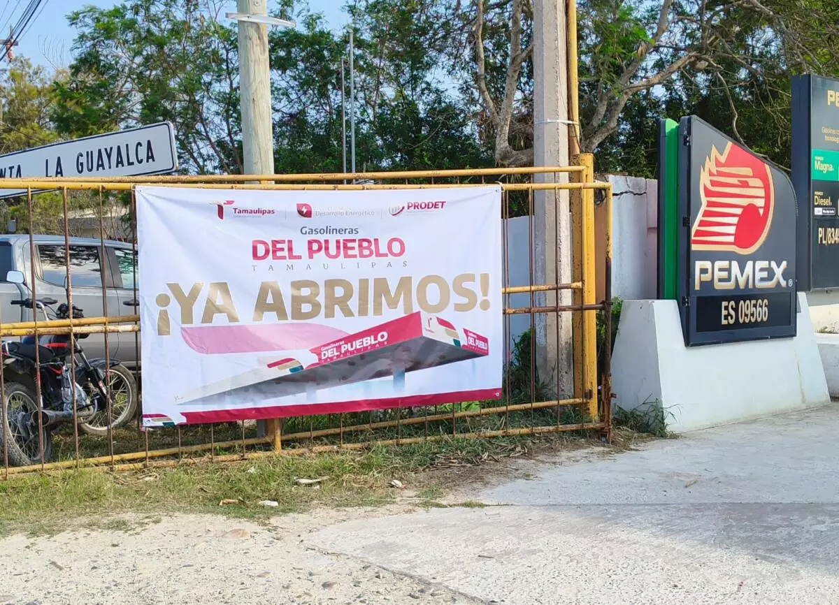 Entra en funcionamiento la primera Gasolinera del Pueblo en Soto la Marina, Tamaulipas