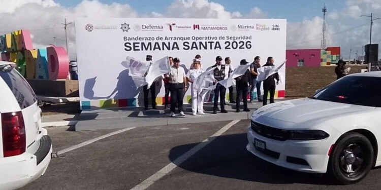 Refuerzan operativos de seguridad en Matamoros, Tamaulipas, durante la Semana Santa