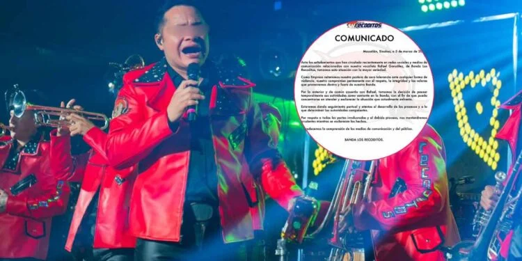 Banda Los Recoditos lanza importante comunicado tras acusaciones hacia su vocalista